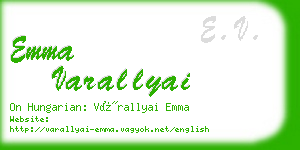 emma varallyai business card